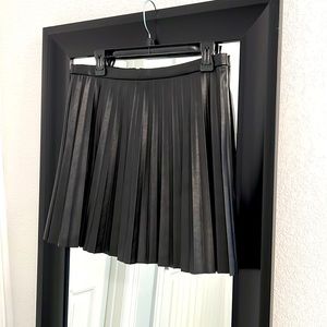 J. Crew Faux Leather Skirt